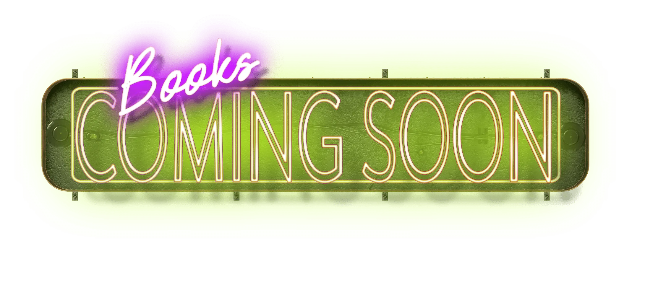Neon Sign--Coming Soon (No Wires)