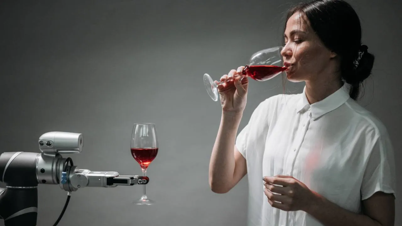 Sharing with the robot (Photo Credit: Pavel Danilyuk, Pexels)